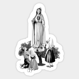 Apparition of Fátima Sticker